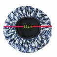thumbnail image 3 of Women Luxury Shower Cap Waterproof Reusable Double Layer Microfiber Terry Lined Shower Cap with Dry Hair Function, 3 of 3