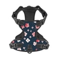 thumbnail image 4 of Lsque Cherry Blossoms Dog Harness, No-Pull Pet Harness with 2 Leash Clips, Adjustable Soft Padded Dog Vest with Easy Control Handle for Large Dogs-Small, 4 of 9
