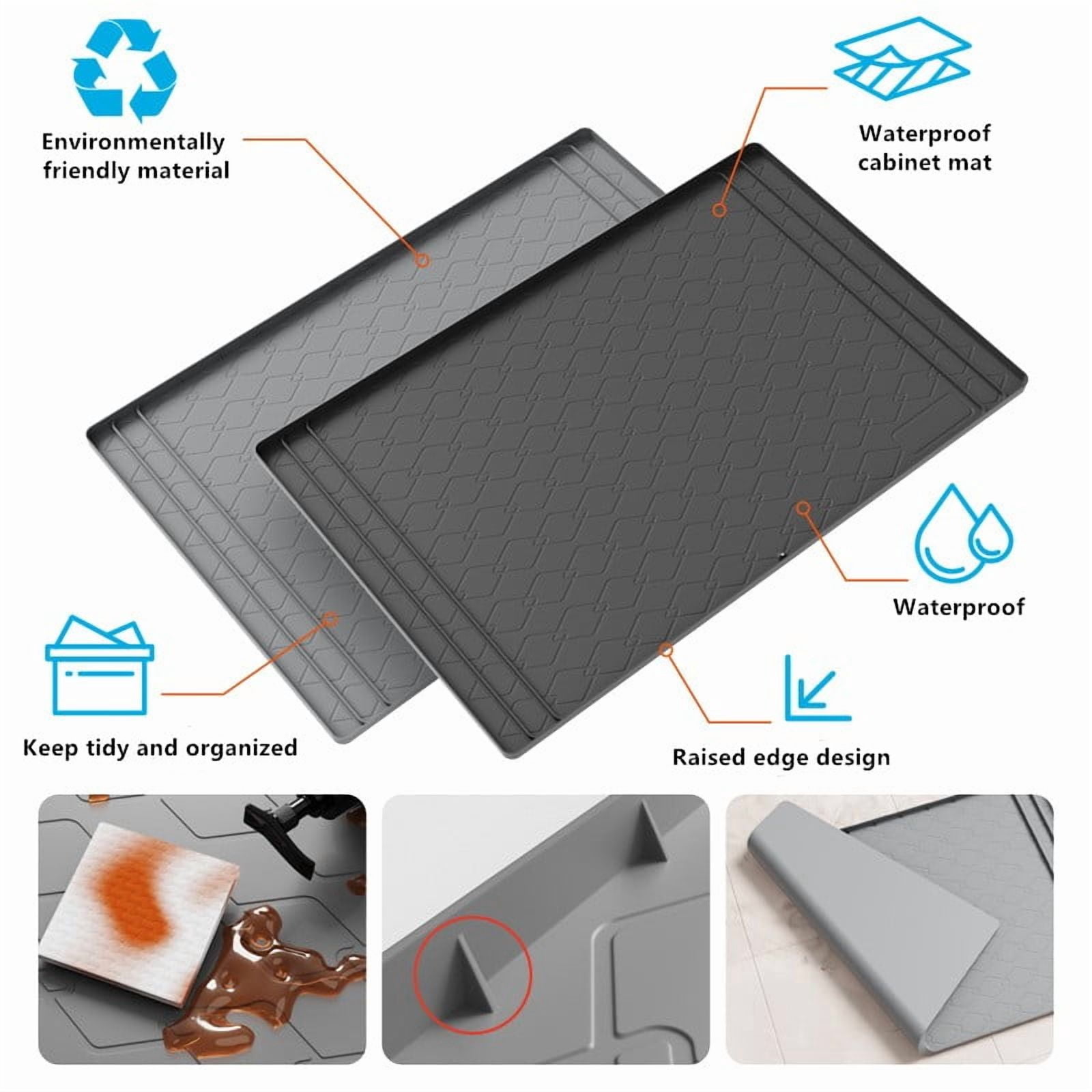 Waterproof Under Sink Mat Cabinet Liner for Kitchen & Livingroom