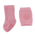 thumbnail image 2 of Conjunto de Calcetines de Rodilleras para Bebés Macarena Protección para Gatear Rosado, 2 of 7