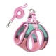 thumbnail image 4 of Arnés y correa para gatos, ajustable para paseos, para gatitos grandes y pequeños rosa y verde, 4 of 9