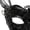 Black Cat Head, variant on REGALWOVEN Handheld Masquerade Mask with Stick, Molded Venetian Plastic Eye Mask for Halloween Party Black Arrow 10.6" x 7.1"