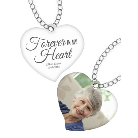 - Personalized Forever In My Heart Photo Pendant