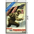 thumbnail image 3 of Call of Duty: WWII - Fight Wall Poster, 22.375" x 34", Framed, 3 of 3