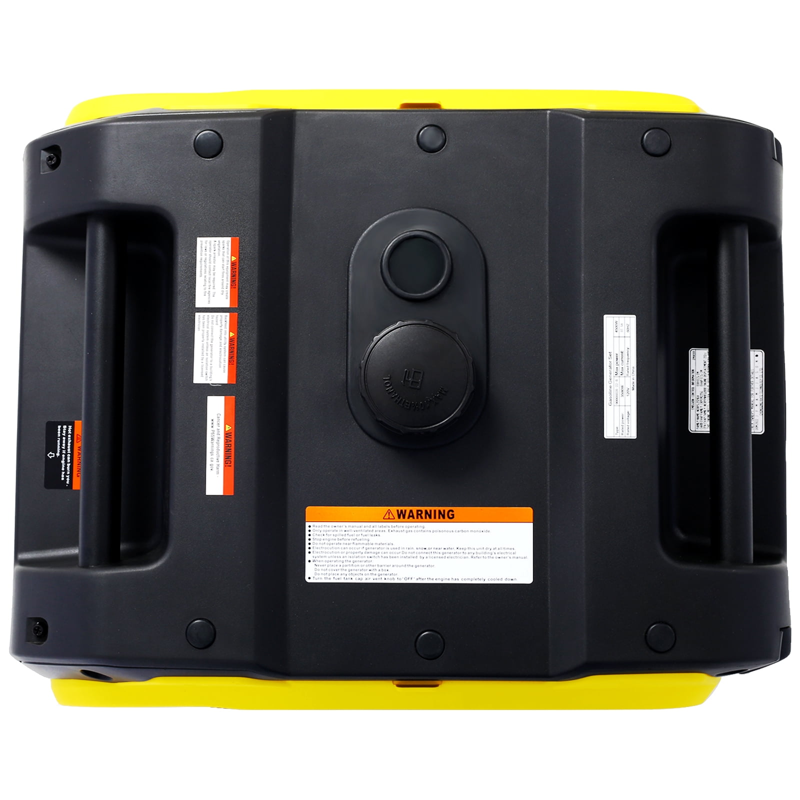 4500W Portable Generator Super Quiet Inverter Generator with Wheels and Foldable Handle