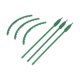 thumbnail image 1 of 3 Set Garden Plant Support Green Half Round for Sunflower Vine Single Stemmed Flower, 1 of 5