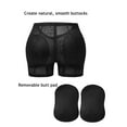 thumbnail image 7 of ALING Women Butt Lifter Padded Shapewear Enhancer Control Panties Body Shaper Underwear Sexy Jacquard Seamless Boyshort Black/ Beige Plus Size To 4XL, 7 of 7