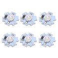 thumbnail image 4 of LED Lamp Bead, High Power Light Source Chip Easy To Install With Aluminum Plate For DIY Lighting Fixtures For Flashlights UV Purple Light: 395-400NM, 4 of 8