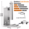 thumbnail image 6 of Marada 5L Silver Cold Smoke Generator Stainless Steel 16 Hours Continuous Smoke, 6 of 8