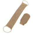 thumbnail image 4 of Esponja exfoliante para la espalda, correa para el lavado de espalda, guantes de crin de caballo de cáñamo natural para la espalda, el cuerpo, el baño y la ducha para hombres, 4 of 5
