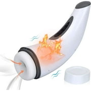 TuFok Male Masturbator Automatic Sucking Sexy Toys with 7+3 Sucking Rotation Modes and Thrusting Vibration Stimulation for Penis, Heating and Voice Earphone Included