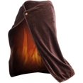 thumbnail image 1 of Châle Chauffant Électrique USB Rechargeable Couverture Chauffante pour l'Hiver Marron, 1 of 7