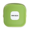 thumbnail image 1 of Organizador de joyas de silicona verde matcha, caja de joyería multifuncional cuadrada con espejo, 1 pieza de Unique Bargains, 1 of 5
