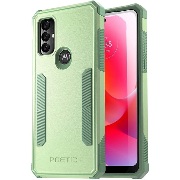 Poetic Neon Case for Motorola Moto G Power 2022, Dual Layer Heavy Duty Drop Protection, Mint