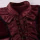 thumbnail image 3 of Disfraz victoriano Medieval Vintage para hombre, camisa de terciopelo con volantes, blusa Steampunk, vestido de vampiro para fiesta de Halloween, 3 of 4