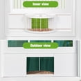 thumbnail image 4 of Urban Deco Window Bird Feeder Inside House with 180° Clear View, Durable Wood and Safe Birder Feeder, White, 4 of 8