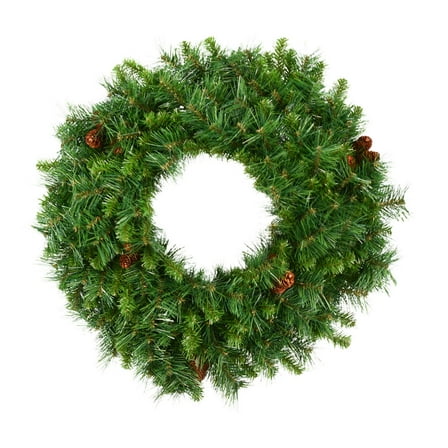 Vickerman Cheyenne Pine 60" Artificial Unlit Holiday Christmas Wreath
