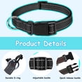 thumbnail image 5 of Reflective Nylon Dog Collars 2pcs,with Quick Release Buckle,Adjustable Safety Nylon Collars for Small Medium Large Dogs, 5 of 8