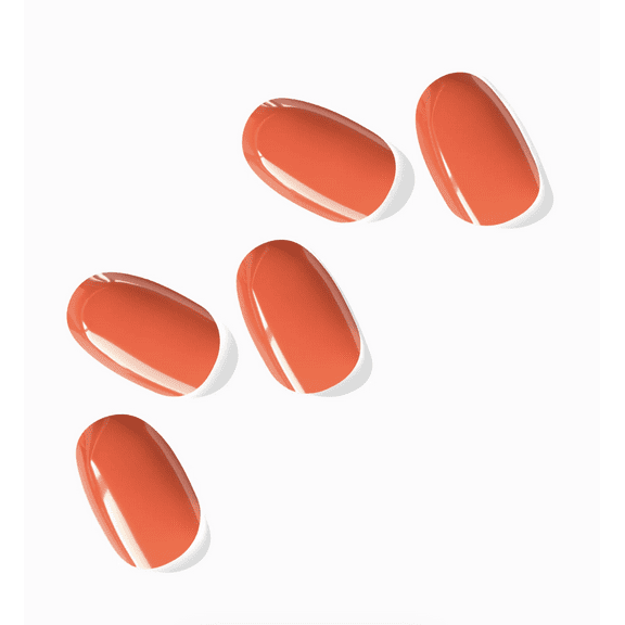 NOVA Semi Cured Gel Nail Strips (Starfruit)- The 10 Minute Manicure. Salon-Quality, Works with Any Nail Lamp, Easy to Apply & Remove - Incl. Nail File & Stick