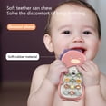 thumbnail image 4 of Red Toddler Early Learning Toy Phone With Music And Vibration Bilingual Plastic For Children, 4 of 6