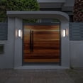 thumbnail image 3 of WAC Lighting Corte 15" 1-Light 3-CCT 3000K Aluminum Outdoor Wall Light in Black, 3 of 5