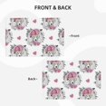 thumbnail image 3 of Placemats Set Of 4 / 6, Artistic Cute Poodle Dog Pink_A Placemats For Dining Table Indoor/Outdoors Heat Resistant Washable Placemats 18" X 12", 3 of 8