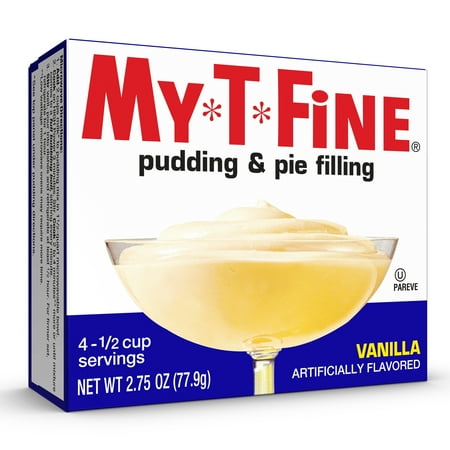 My-T-Fine Vanilla Cook and Serve Pudding Mix & Pie Filling, 4 Servings, 2.75 oz Box
