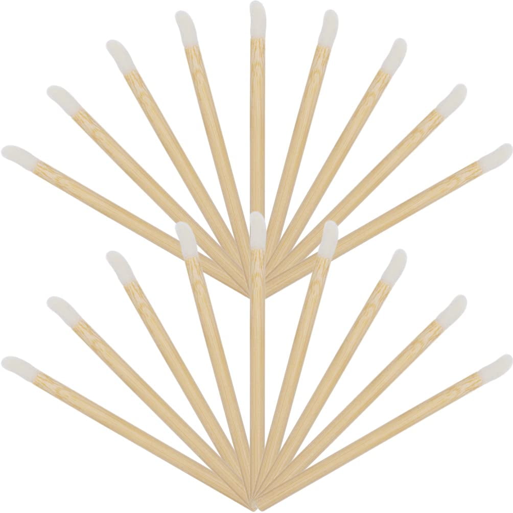 " Lip Applicators Disposable Lip Brush 100pcs Disposable Lip Brushes Lipstick Applicator Wands