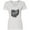 AA-White, variant on Inktastic Ohio Music Notes Women's V-Neck T-Shirt