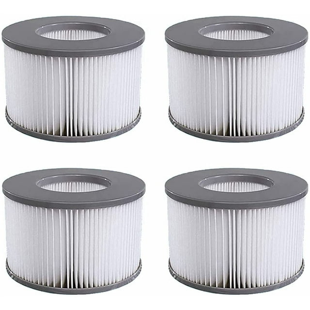 Jinsinto Ensemble de 4 Cartouches de Filtre de Rechange, Spa Gonflable, 10.8 * 6.9cm
