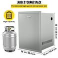thumbnail image 3 of VEVOR Tiroir de Réservoir de Propane pour Cuisine Extérieure 16l X 22h X 16p Pouces Tiroir de Propane pour BBQ avec Poignée Tiroir de Réservoir de Propane en Acier Inoxydable pour Cuisine Extérieure, 3 of 9