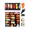thumbnail image 2 of Accesorios de exhibición de alimentos de simulación falsos, sushi, salmón, atún, bloque de pescado, modelo de rebanadas de porciones, hotel, restaurante, decoración de tiendas, 2 of 5
