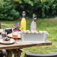thumbnail image 4 of Stainless Steel Buffet Pan Large Capacity Food Container Party Buffet Food Pan Kitchen Food Container, 4 of 6