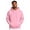 Pink, variant on LTTVQM Hoodies for Men Oversized Street‑wear Pullover Hooded Sweatshirt Adjustable Drawstring Pocket Soft Daily Shirts
