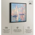 thumbnail image 2 of Set Sail Sailing Wall Art Canvas Wall Art by Art Remedy, Black Floater Frame, 21" x 25", 2 of 7