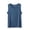 Blue, variant on srobpty Mens Summer Solid Sleeveless Round Neck Tank Tops Lightweight for Casual Sports and Daily Activities