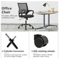 thumbnail image 6 of PayLessHere Ergonomic Chair , Adjustable Home Office Chair , Lumbar Support ,Swivel Rolling , Black, 6 of 7