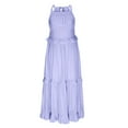 thumbnail image 3 of fatyb Womens 2025 Summer Dress Sleeveless Ruffle Tiered Maxi Dress Flowy Casual Long Dress for Beach, 3 of 6