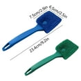thumbnail image 3 of Double Sided Aquarium Brush, Fish Tank Algae Cleaner, Non Slip Handle, For Glass Tanks, Sponge Scrubber, Easy To Hang, Pack Of 2, Blue & Green, 3 of 7