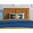 thumbnail image 6 of AFI Madison Twin Wood Platform Bed with Matching Footboard and Twin Trundle, Light Toffee, 6 of 14