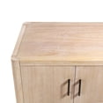 thumbnail image 6 of Christopher Knight Home Sideboard Buffet Cabinet with Solid Wood Legs, 4-Door Accent Cabinet, Natural, 6 of 13