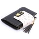 thumbnail image 2 of Billetera Bolso pequeño de cuero PU a la moda para mujer, cartera corta con borlas, de mano para tarjetas y dinero, 2 of 7