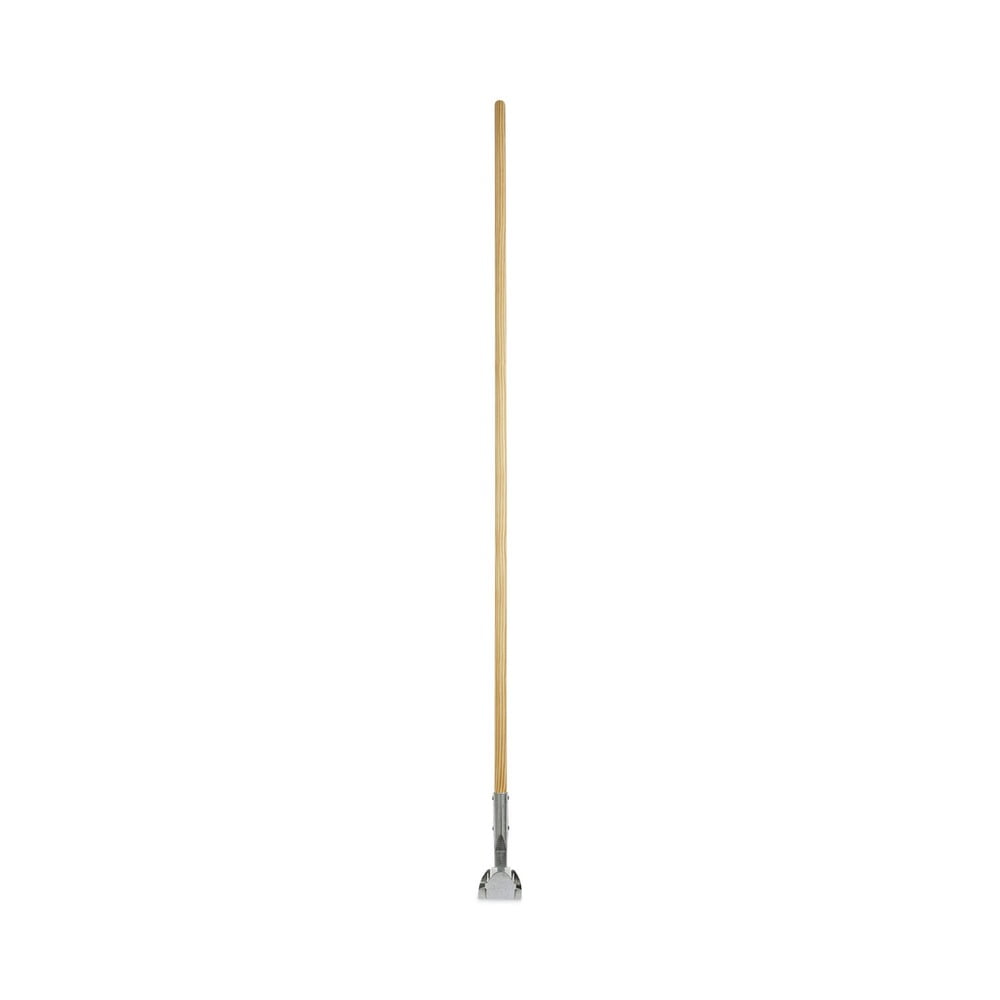 Unisan 60\ Lie-Flat Screw-In Lacquered Wood Mop Handle, Natural... Unisan 60\ Lie-Flat Screw-In Lacquered Wood Mop Handle, Natural...
