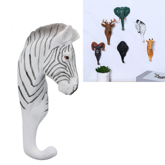 Antlers Wall Coat Hanger,Vintage Animal Heads Decorate Wall Hook Creative Animal Antlers Coat Hook Elk Wall Mounted Hooks Wall Mounted Hat Key Coats Towels Holder