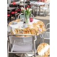 thumbnail image 5 of Outdoor Tablecloth with Umbrella Hole for Patio/Picnic/Party/Camping, Yellow Wisteria Waterproof Table Cloth Round Cover Washable, Sprinng Summer Pastoral Botanical (Dia 54"), 5 of 8