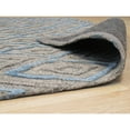 thumbnail image 3 of EORC Gray Handmade Wool & Viscose Transitional Raga Rug, 9' x 12', 3 of 4