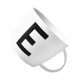 thumbnail image 2 of Bewildely Tazas con letras grandes, cerámica duradera, resistente a altas temperaturas, multifuncional, elegante taza de desayuno Cocina y Comedor blanco mi, 2 of 6