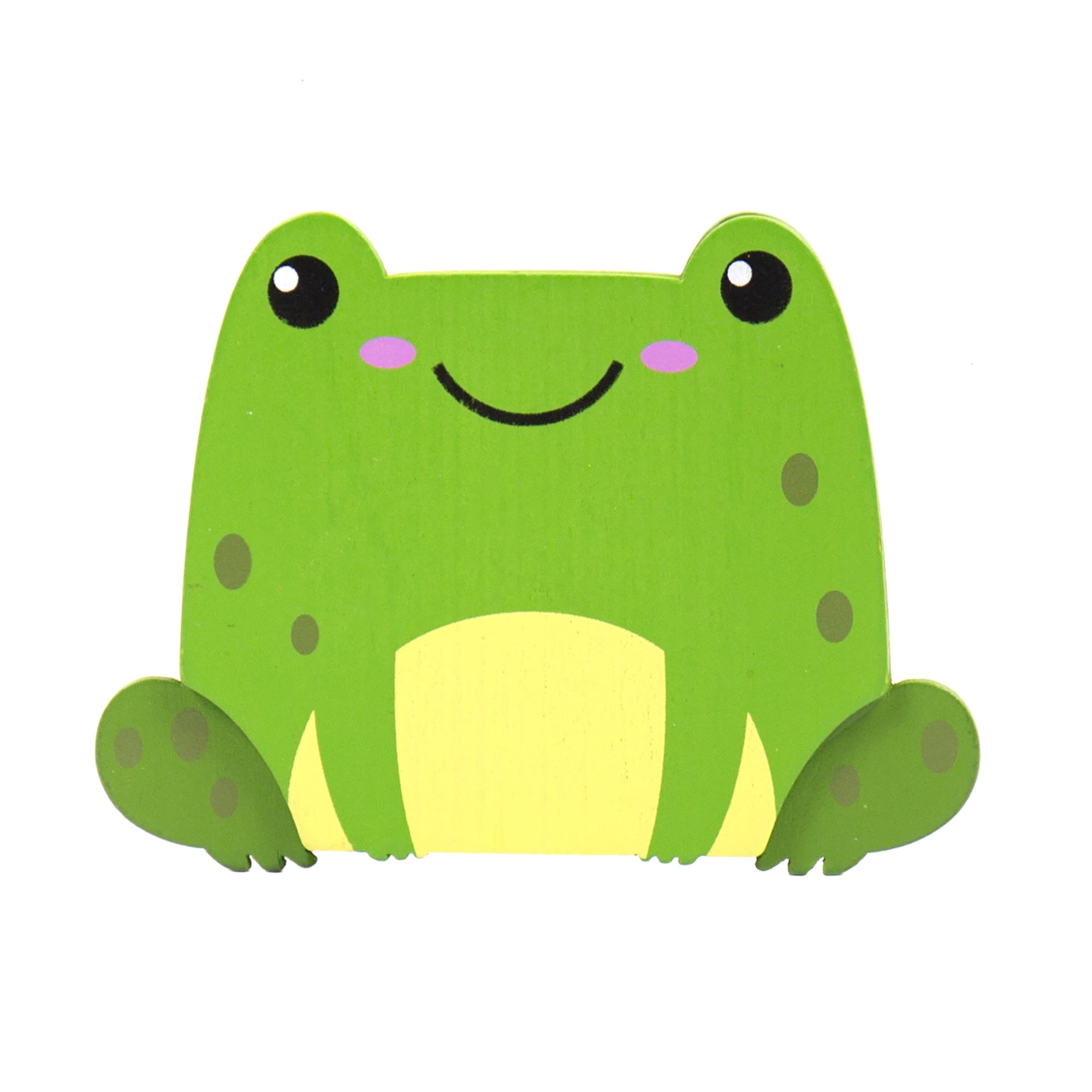 Go Create Wooden Frog PrePainted CutOut, 1 Each