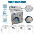 thumbnail image 6 of Navy Blue Shell Coastal Table Runner 90 Inches, Starfish Coral Wooden Ocean Sea Bed Runner Dresser Scarves Tabletop for Indoor Outdoor Parties/Ceremony/Banquet, 13" x 90", 6 of 9