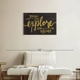 thumbnail image 2 of Elephant Stock Adventure Awaits Gold Wall Art - Horizontal Canvas Wall Art - Living Room Wall Decor - Inspirational And Typography Canvas - Gray And Yellow Decor By Kimberly Allen - 30" x 20", 2 of 8